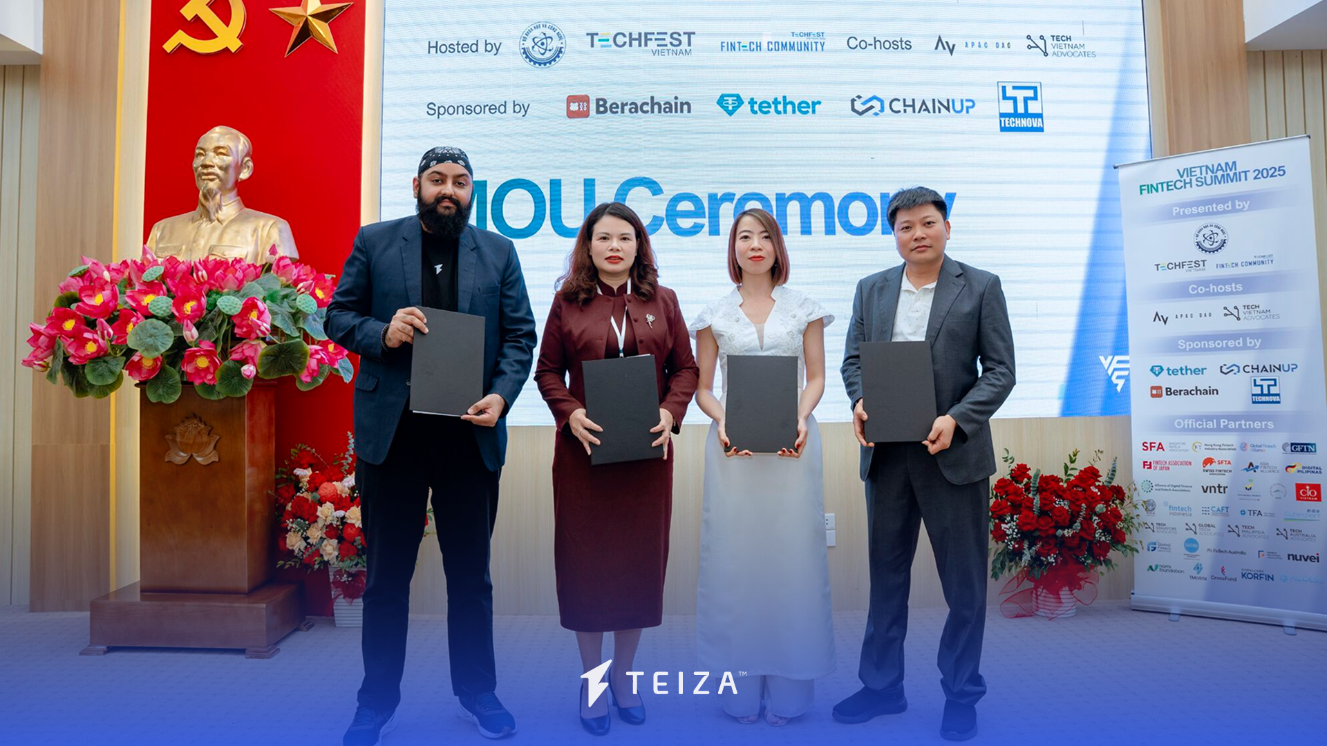 TEIZA takes part in the Vietnam Fintech Summit 2025 and an MoU ceremony in Hanoi.