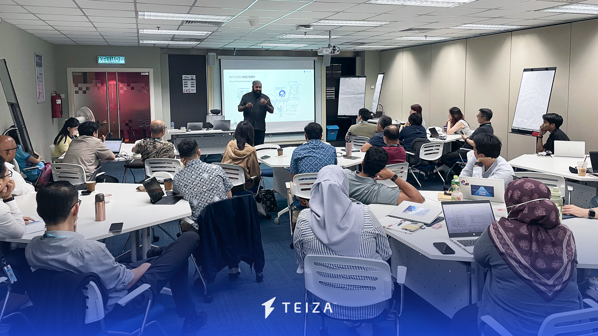 TEIZA Academy trains RHB Bank's team on blockchain and tokenisation.