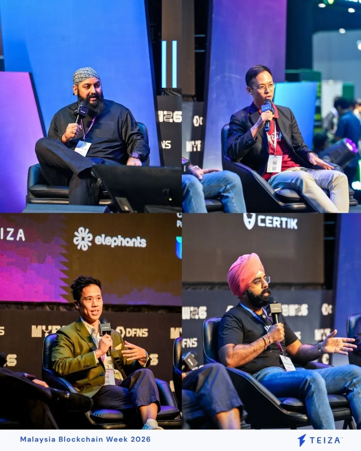 Panellists speaking at Malaysia Blockchain Week 2026