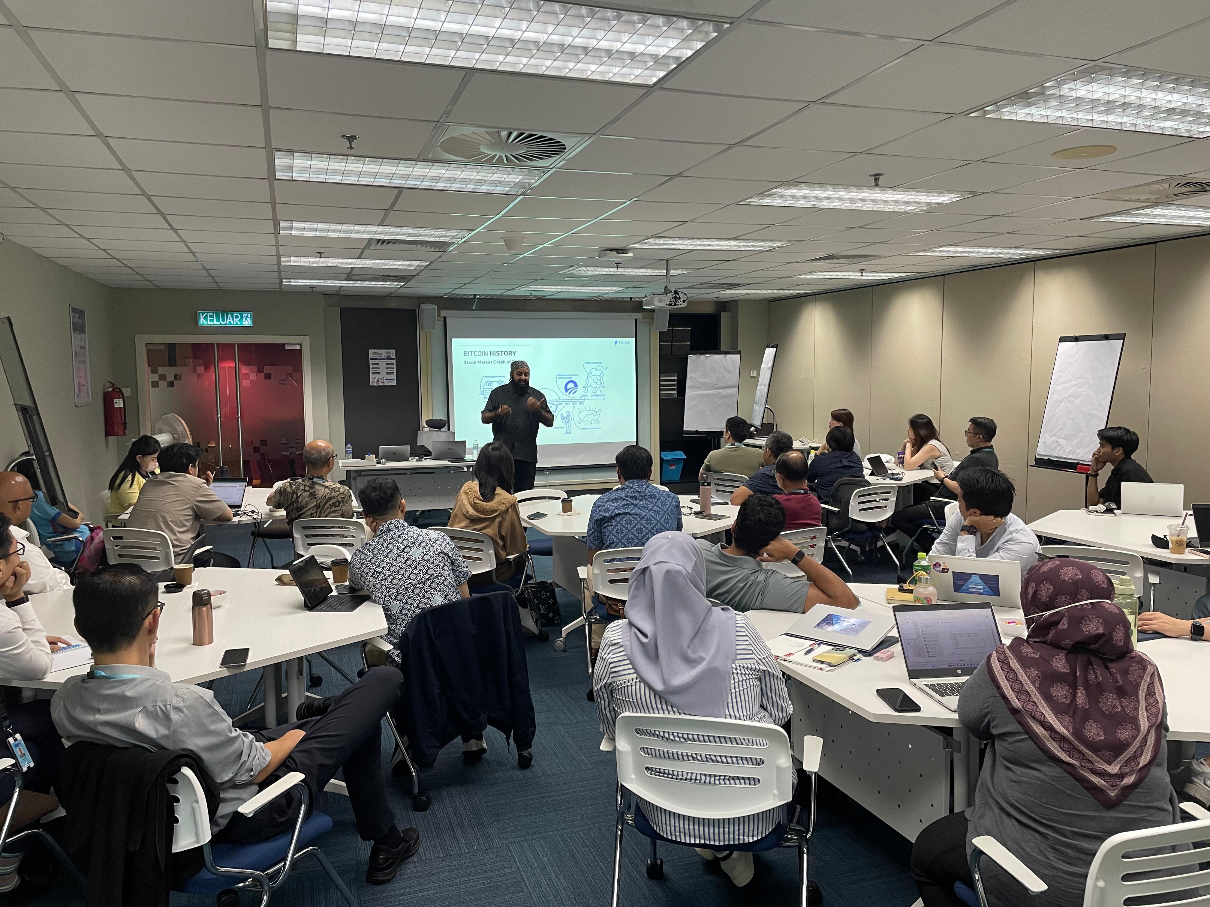 TEIZA Academy trains RHB Bank's team on blockchain and tokenisation.